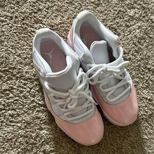 Jordan legend pink 11s, worn one time just too big